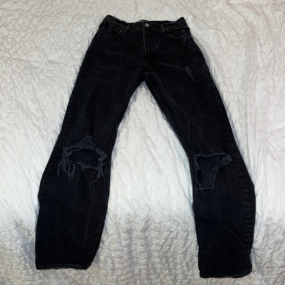Abercrombie & Fitch Straight les black jeans! Seize 26/2L